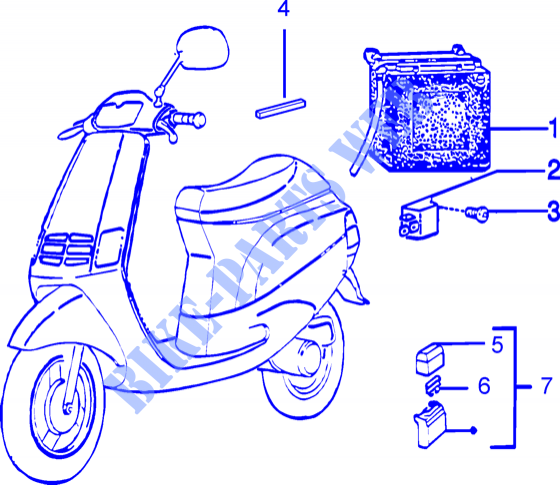 Electrical device for PIAGGIO Zip Catalyzed Before 200