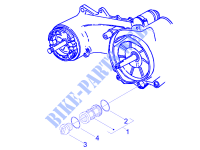 Flywheel magneto cover   Oil filter for PIAGGIO Liberty 4T 2014