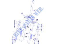 Fork's components (MVP) for PIAGGIO Liberty 4T 2006