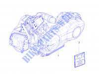 Engine, assembly for PIAGGIO Liberty 4T 3V ie E3 2013