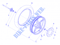 Front wheel for PIAGGIO Liberty 4T 3V ie E3 2014