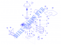Carburetor's components for PIAGGIO Liberty 4T PTT E3 (E) 2015