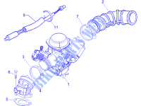Carburettor, assembly   Union pipe for PIAGGIO Liberty 4T Sport E3 2008