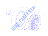 Rear wheel for PIAGGIO Liberty 2T MOC 2013