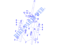 Fork's components (Escorts) for PIAGGIO Liberty 4T MOC 2015