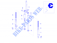 Fork's components (Escorts) for PIAGGIO Liberty 4T PTT (B-NL) 2015