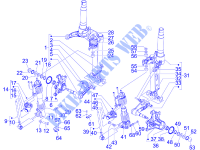 Fork's components (Mingxing) for PIAGGIO MP3 2007