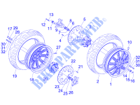 Front wheel for PIAGGIO MP3 ie Touring 2012