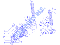 Rear suspension   Shock absorber/s for PIAGGIO MP3 4T 4V ie ERL Ibrido 2011