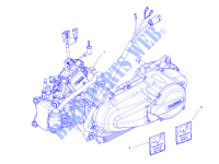 Engine, assembly for PIAGGIO MP3 4T 4V ie LT Ibrido 2011