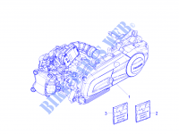 Engine, assembly for PIAGGIO MP3 ie E4 LT BUSINESS - SPORT ABS 2016