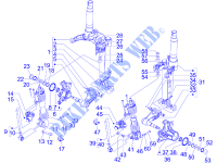 Fork's components (Mingxing) for PIAGGIO MP3 ie 2008