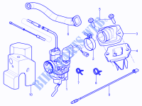 Carburettor, assembly   Union pipe for PIAGGIO NRG Power DT 2015