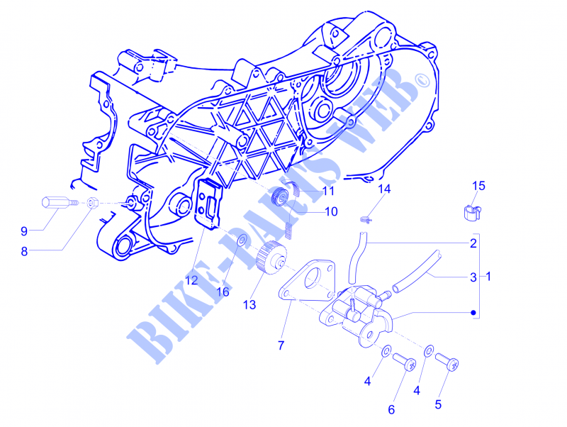 Oil pump for PIAGGIO NRG Power DT 2015