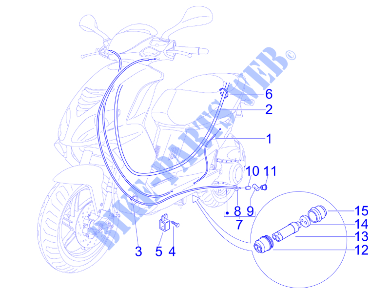Transmissions for PIAGGIO NRG Power DT Serie Speciale (D) 2007