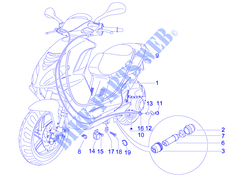 Transmissions for PIAGGIO NRG Power DT Serie Speciale 2007