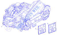 Engine, assembly for PIAGGIO Typhoon 2T Euro 3 2012