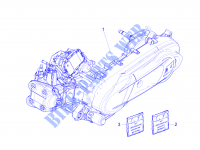 Engine, assembly for PIAGGIO X10 4T 4V I.E. E3 2015