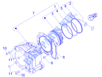 Cylinder piston wrist pin unit for PIAGGIO X Evo Euro 3 2015