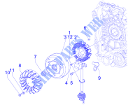 Flywheel magneto for PIAGGIO Zip 2T 2014