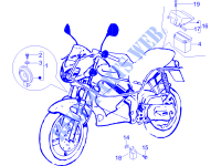 Remote control switches   Battery   Horn for GILERA DNA 2006