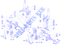 Fork's components (Mingxing) for GILERA Fuoco 4T-4V ie E3 LT 2014