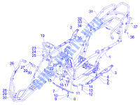 Frame/bodywork for GILERA Fuoco 4T-4V ie E3 LT 2013