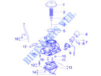 Carburetor's components for GILERA Runner ST 4T E3 2012