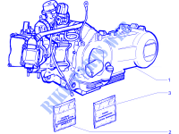Engine, assembly for GILERA Runner VX 4T E3 2007