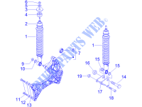 Rear suspension   Shock absorber/s for GILERA Runner VX 4T E3 2006