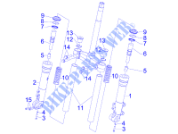 Fork's components (Kayaba) for GILERA Runner VX 4T -SC 2006