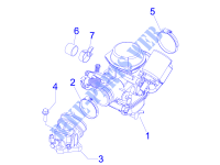 Carburettor, assembly   Union pipe for GILERA Runner ST 4T E3 2010