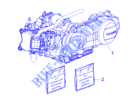 Engine, assembly for GILERA Runner ST 4T E3 2011