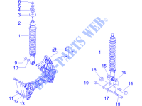 Rear suspension   Shock absorber/s for GILERA Runner VXR 4T 2006