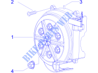 Flywheel magneto cover   Oil filter for GILERA Runner SP 2008